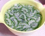 苦すぎない！薄切りゴーヤのおかか炒め作り方3写真