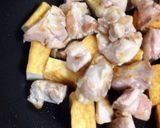 ＊鶏肉と厚揚げの照りマヨ焼き＊作り方3写真