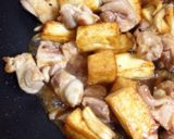 ＊鶏肉と厚揚げの照りマヨ焼き＊作り方4写真