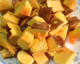鹿ケ谷かぼちゃの鶏そぼろあんかけ作り方3写真