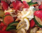 夏野菜の冷製パスタ作り方4写真