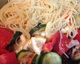 夏野菜の冷製パスタ作り方5写真