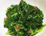 豚肉のモロヘイヤ梅和えのせ作り方4写真