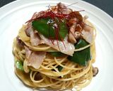 ピーマンと豚バラでシンプル塩パスタ作り方5写真