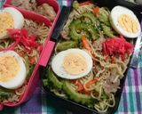 夏バテ対策！豚肉とゴーヤで塩焼きそば作り方7写真