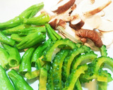 ＊簡単！ししとう＆椎茸＆ゴーヤの甘辛煮＊作り方1写真