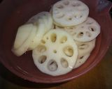 はす(蓮根)のはさみ揚げ♡作り方1写真