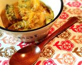 煮物とココナツミルクで作ったカレー作り方8写真