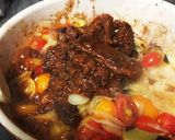 エゾ鹿缶と夏野菜の炒め物作り方3写真