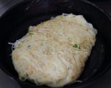 もっちり 素麺入りお好み焼き風作り方3写真