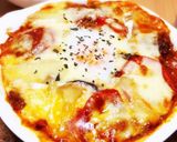 茄子と新じゃがに半熟卵がとろ〜っグラタン作り方8写真