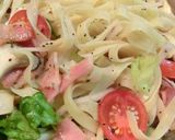 コンソメジュレで食べる冷製パスタ作り方2写真