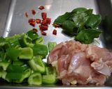 ご飯が進む♡ガパオ 鶏肉のバジル炒め作り方1写真
