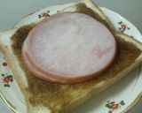 ハムカツみたいな～トースト作り方1写真