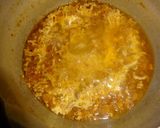 鶏ひき肉の変わり親子丼作り方4写真