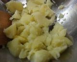 ☆焼きコンビーフポテト・オニオンリング☆作り方1写真