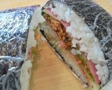 おにぎらずビヤハムバージョン作り方10写真