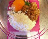 簡単！手づかみ納豆パンケーキ♡離乳食に♪作り方1写真