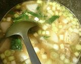 さんま味噌煮缶で❤コク旨味噌汁作り方3写真