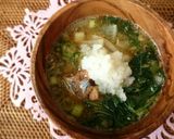 さんま味噌煮缶で❤コク旨味噌汁作り方4写真