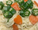 素麺のアレンジ、サラダパスタ風作り方5写真