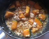 うまか～鶏挽肉の南瓜そぼろ煮作り方1写真