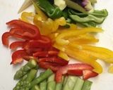 夏野菜たっぷり♡豆乳のピリ辛素麺♪作り方1写真