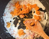 まるごと♪坊ちゃんかぼちゃのグラタン☆作り方5写真