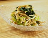 ふわっ鶏むね肉＆三つ葉♡わさび醤油お浸し作り方6写真
