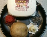 じゃがいも 明太 塩昆布合え♬*作り方1写真