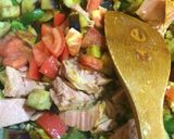 シーチキンと夏野菜のチーズカレー春巻き作り方6写真