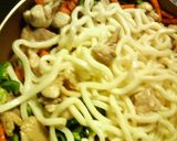 すぐ食べられる☆チキンの塩焼きうどん♪♪作り方2写真
