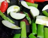 お盆明け!夏野菜のチーズカレートースト!作り方9写真