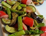 お盆明け!夏野菜のチーズカレートースト!作り方15写真