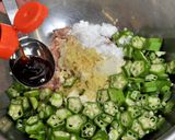オクラと豆腐のつくね作り方4写真