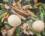 小松菜で美味しい中華丼😋作り方13写真