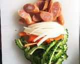 ゴーヤ&そうめんチャンプルー作り方2写真