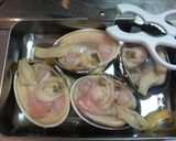 ウチムラサキ貝（オオアサリ）のパン粉焼き作り方3写真