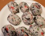 肉巻きおにぎり♪作り方3写真