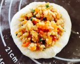 鶏そぼろの総菜パン＊スタートのパンレシピ作り方5写真