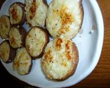 ヘルシー♪しいたけのパン粉＆チーズ焼き作り方6写真
