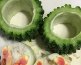 ゴーヤの落とし卵焼き〜チーズ風味〜作り方3写真
