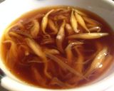 花茗荷の焦がし醤油スープ作り方4写真