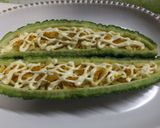 ゴーヤで簡単カレーマヨチーズ焼き作り方3写真