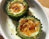 ゴーヤの落とし卵焼き〜チーズ風味〜作り方8写真