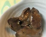 鳥レバーのさっぱり梅煮　鉄分補給！作り方6写真