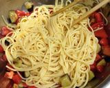 簡単☆トマトと茄子の冷たいパスタ作り方4写真