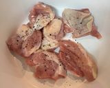 スペイン料理〜鶏肉の白ワイン煮込み〜作り方1写真