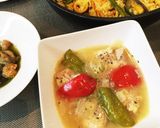 スペイン料理〜鶏肉の白ワイン煮込み〜作り方8写真