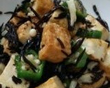 ひじきとちくわチーズの胡麻和え♪作り方4写真